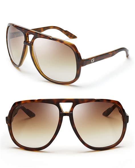 gucci silver aviator glasses|Gucci oversized aviator sunglasses.